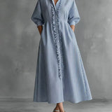 Lana - Striped Ruffle Dress