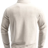 Stephen | Long-Sleeve Zip-Neck Jumper