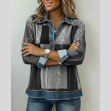 Meridell Colour Block Print Sweatshirt