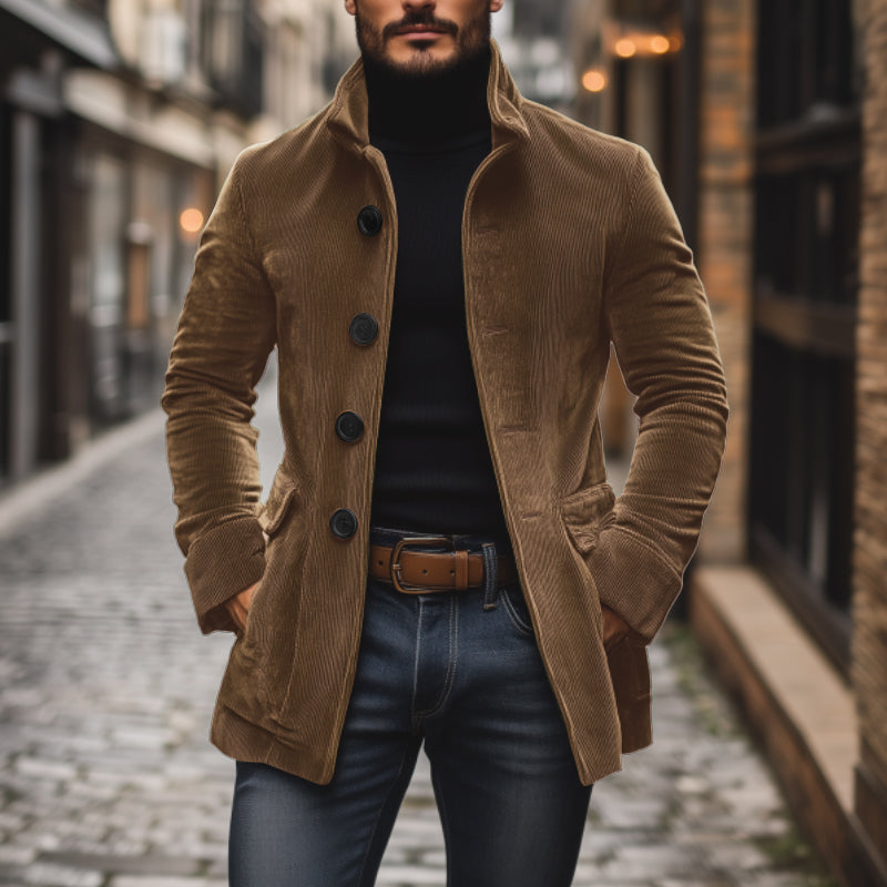 Christopher | Corduroy-Look Coat