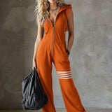 Zorana - Vintage Hooded Jumpsuit