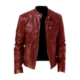 Nigel | Leather-Look Zip Jacket