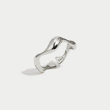 Waves Minimalist Ring