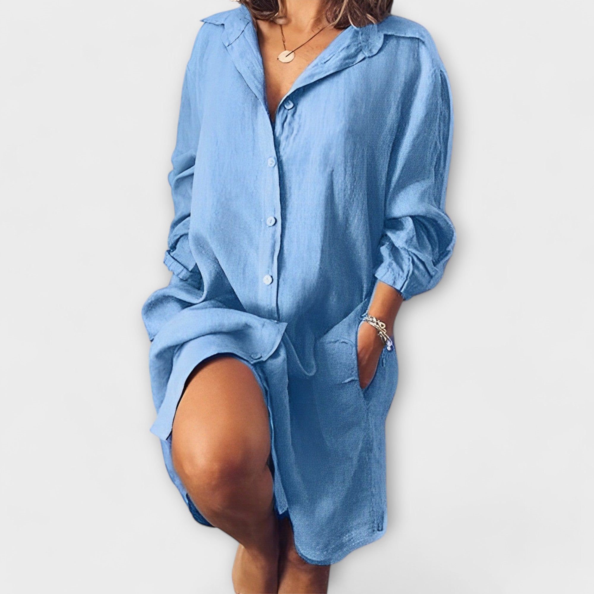 Grace Casual Canvas Blouse