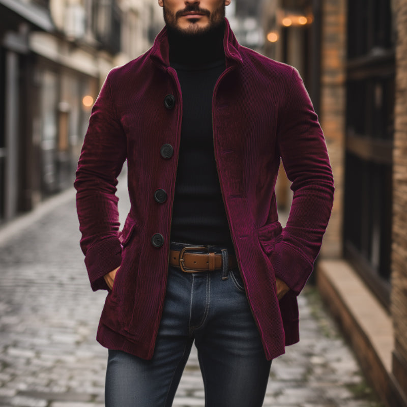 Christopher | Corduroy-Look Coat