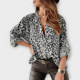 Bella Modern Leopard Print Blouse