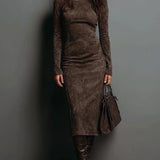 Lorna Long Brown Dress