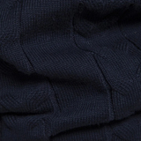Frederick | Patterned Zip-Neck Jumper