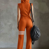 Zorana - Vintage Hooded Jumpsuit