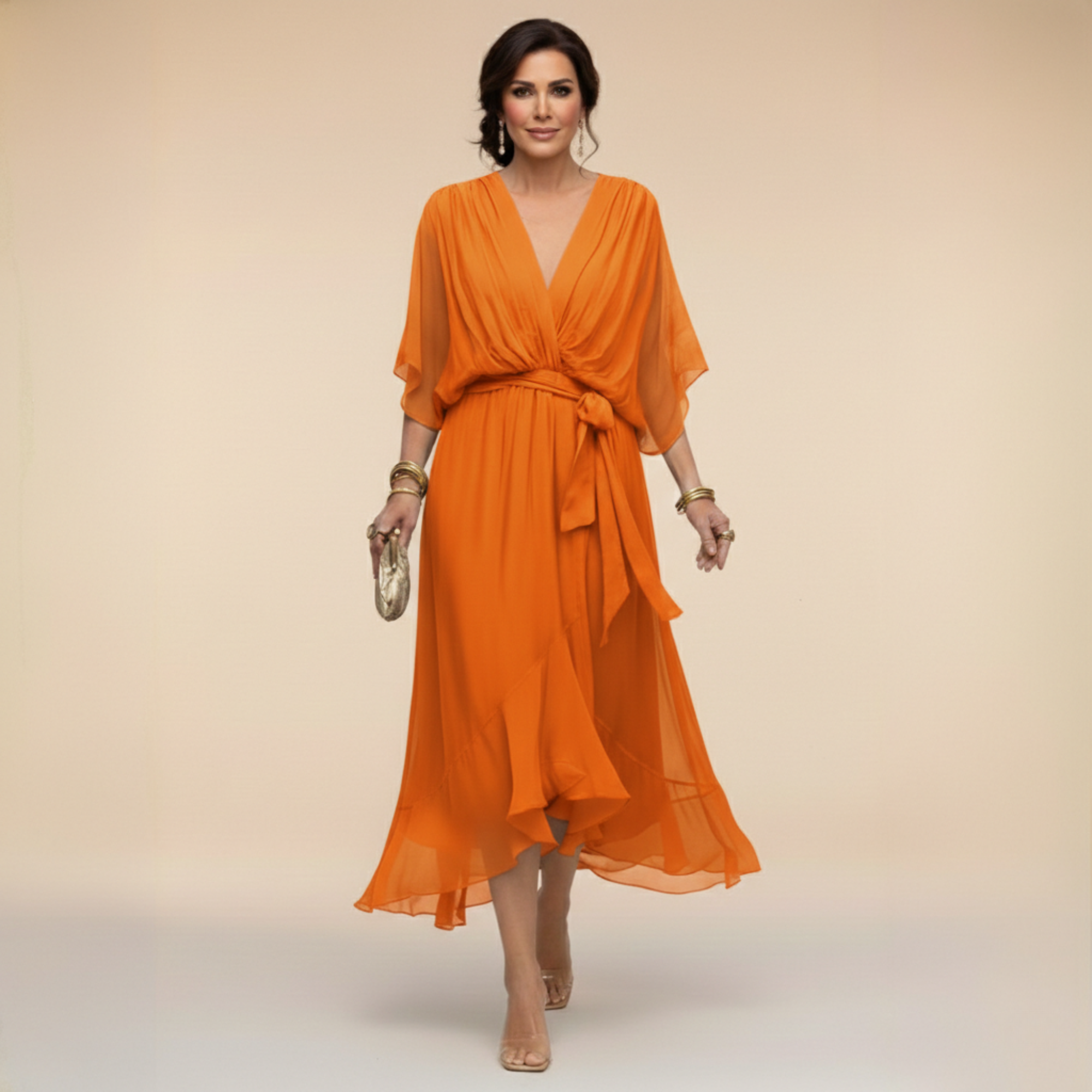 Sofija - Feminine dress with a belt