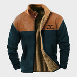 Adrian men's two-tone casual fleece jacket at Anne London, catalogue view 11