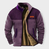 Adrian men's two-tone casual fleece jacket at Anne London, catalogue view 8
