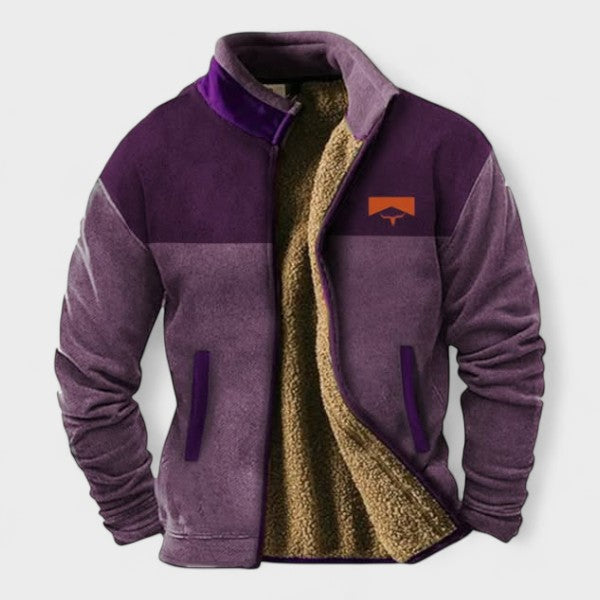 Adrian men's two-tone casual fleece jacket at Anne London, catalogue view 8