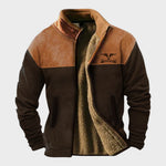 Adrian men's two-tone casual fleece jacket at Anne London, catalogue view 9