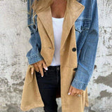 Two-tone denim coat | Erato