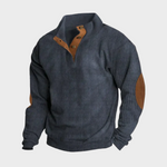 Austin men's ribbed half-zip jumper at Anne London, catalogue view 2