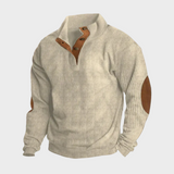 Austin men's ribbed half-zip jumper at Anne London, catalogue view 4