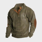 Austin men's ribbed half-zip jumper at Anne London, catalogue view 1