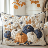 Autumn Golden Light Quilted Cushion Cover