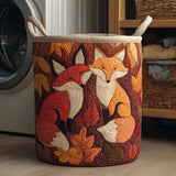 Autumn Quilted Laundry Basket – Design 0074