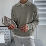 Malcolm | Smart Zip-Neck Jumper