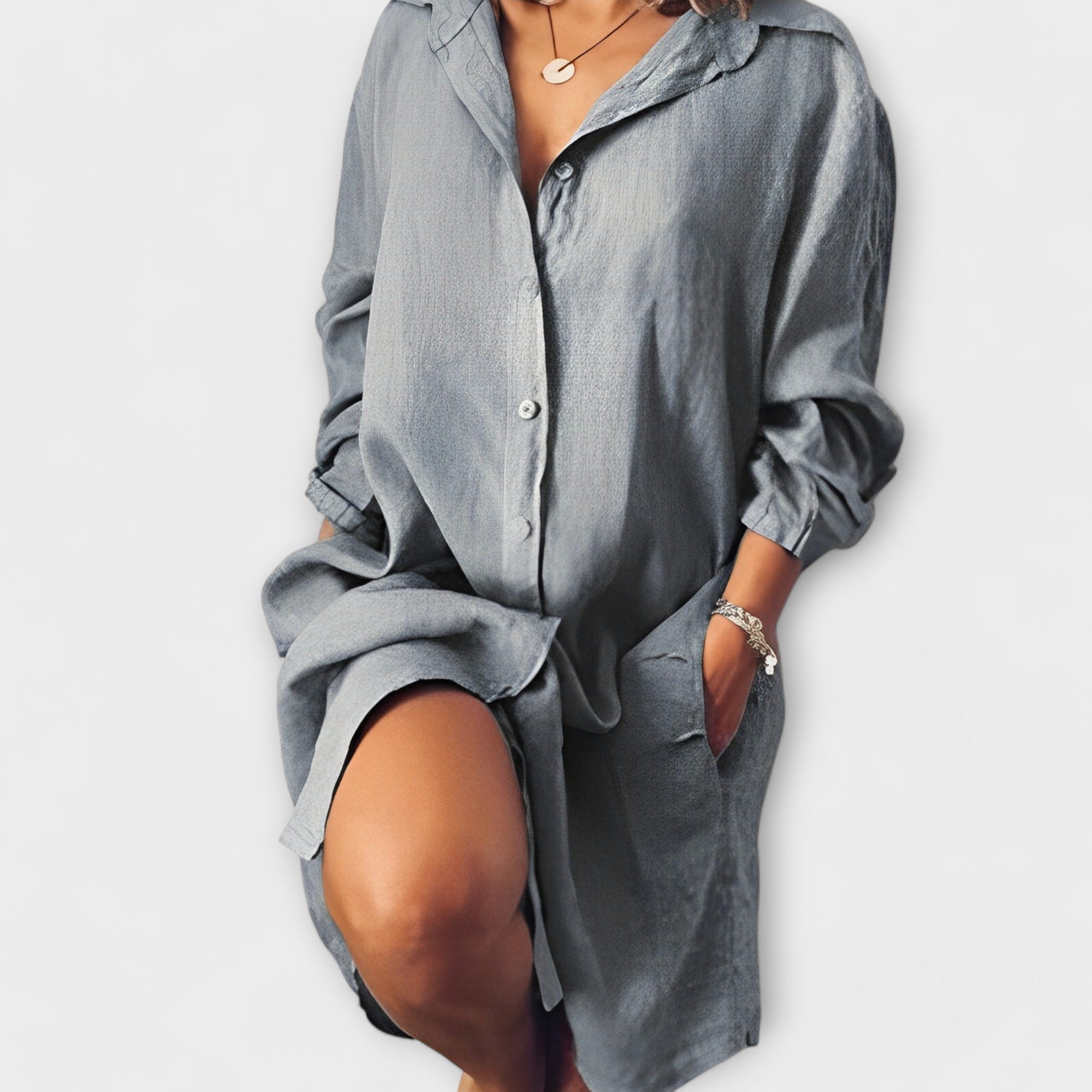 Grace Casual Canvas Blouse