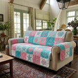 Beach Haven | Quilted Sofa Cover
