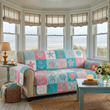 Beach Haven | Quilted Sofa Cover