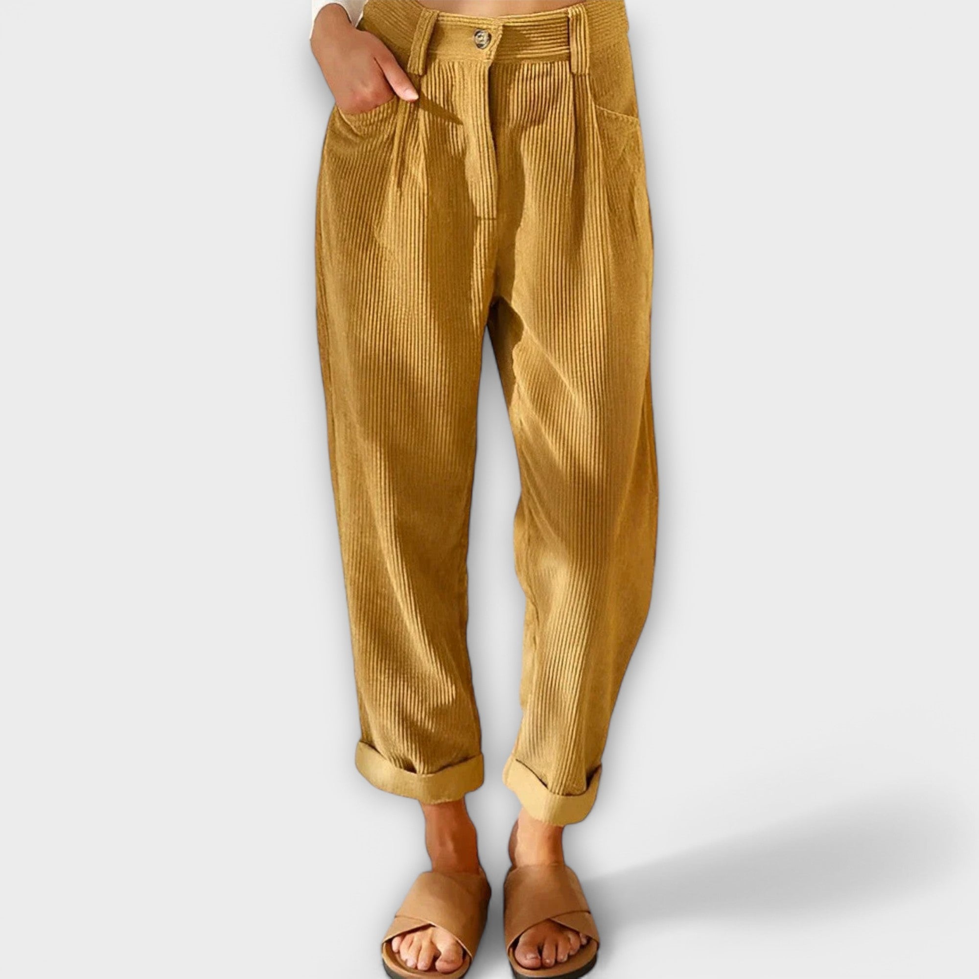 Jana - Velvet trousers