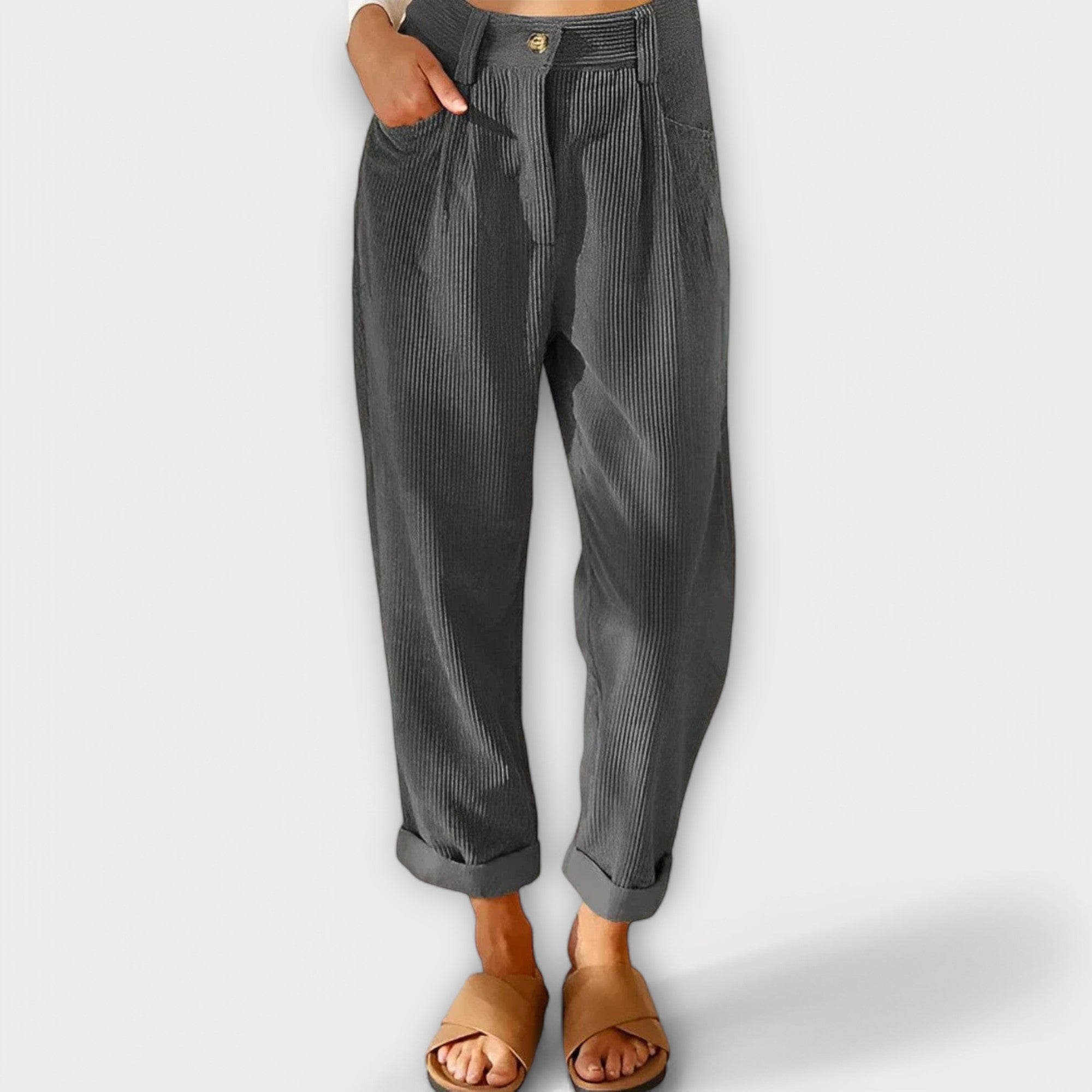 Jana - Velvet trousers