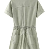 Denim overalls | Emerald