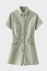 Denim overalls | Emerald