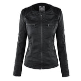 Monika - Elegant Leather Jacket