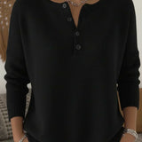 Petra | Knitted button-up sweater