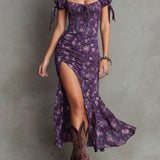 Antonija - Floral Boho Midi Dress