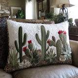 Cactus Quilted Cushion Cover