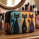 Cat Wonder Quilted Make-up Bag