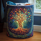 Nature Quilted Laundry Basket – Design 0023