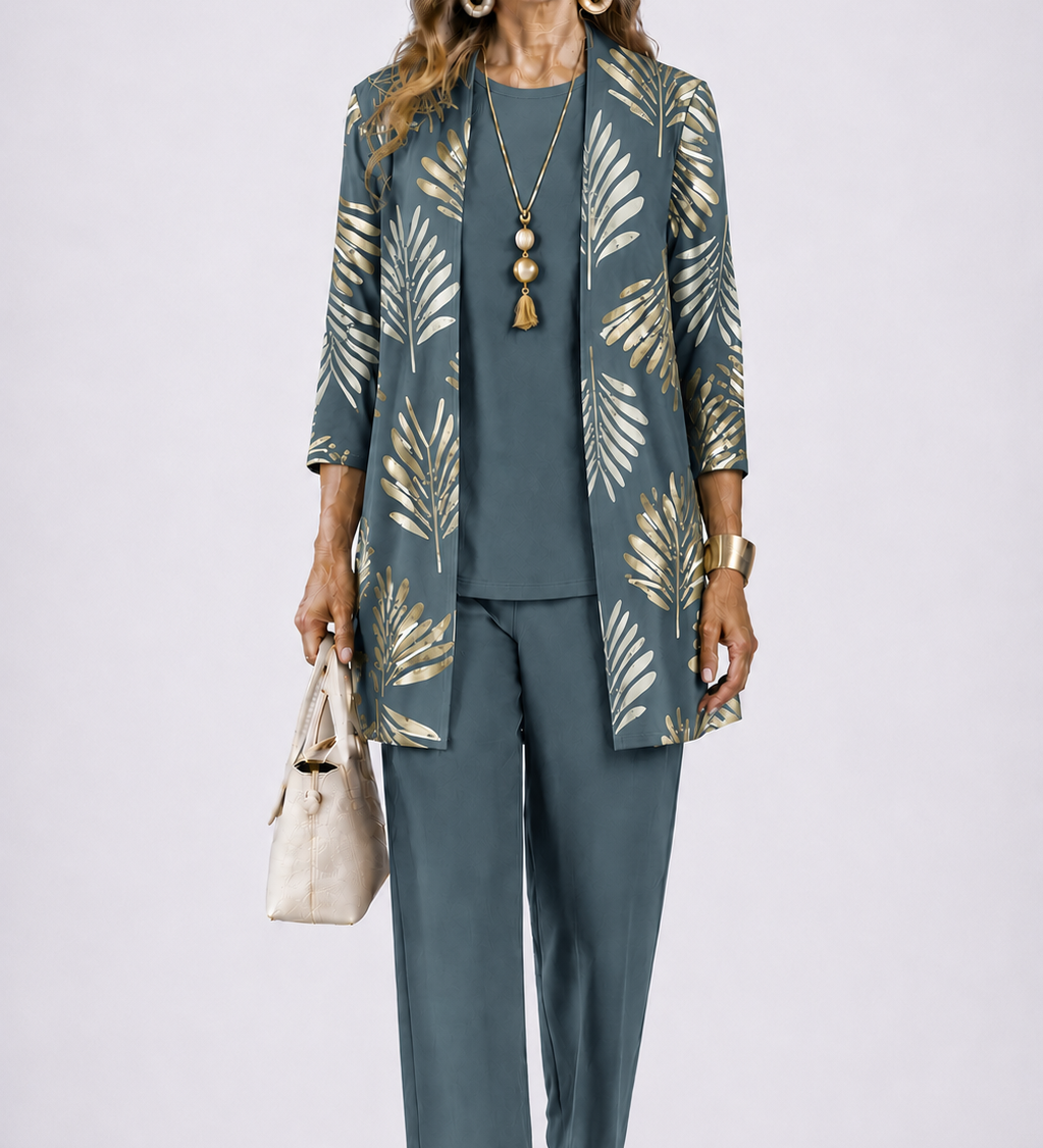 Lydia Floral Three-Piece Set