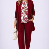 Lydia Floral Three-Piece Set