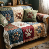 Classic Paw | Quilted Sofa Cover
