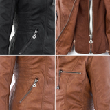 Monika - Elegant Leather Jacket