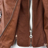 Monika - Elegant Leather Jacket