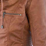 Monika - Elegant Leather Jacket