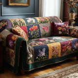 Country Floral | Quilted Sofa Cover