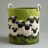 Sheep Quilted Laundry Basket – Design 1806