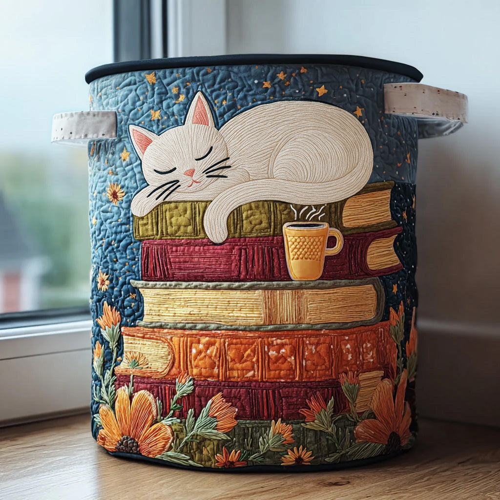 Cats Quilted Laundry Basket – Design 0014