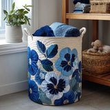 Floral Quilted Laundry Basket – Design 0929