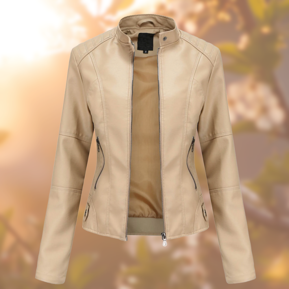 Gordana - Elegant Leather Jacket
