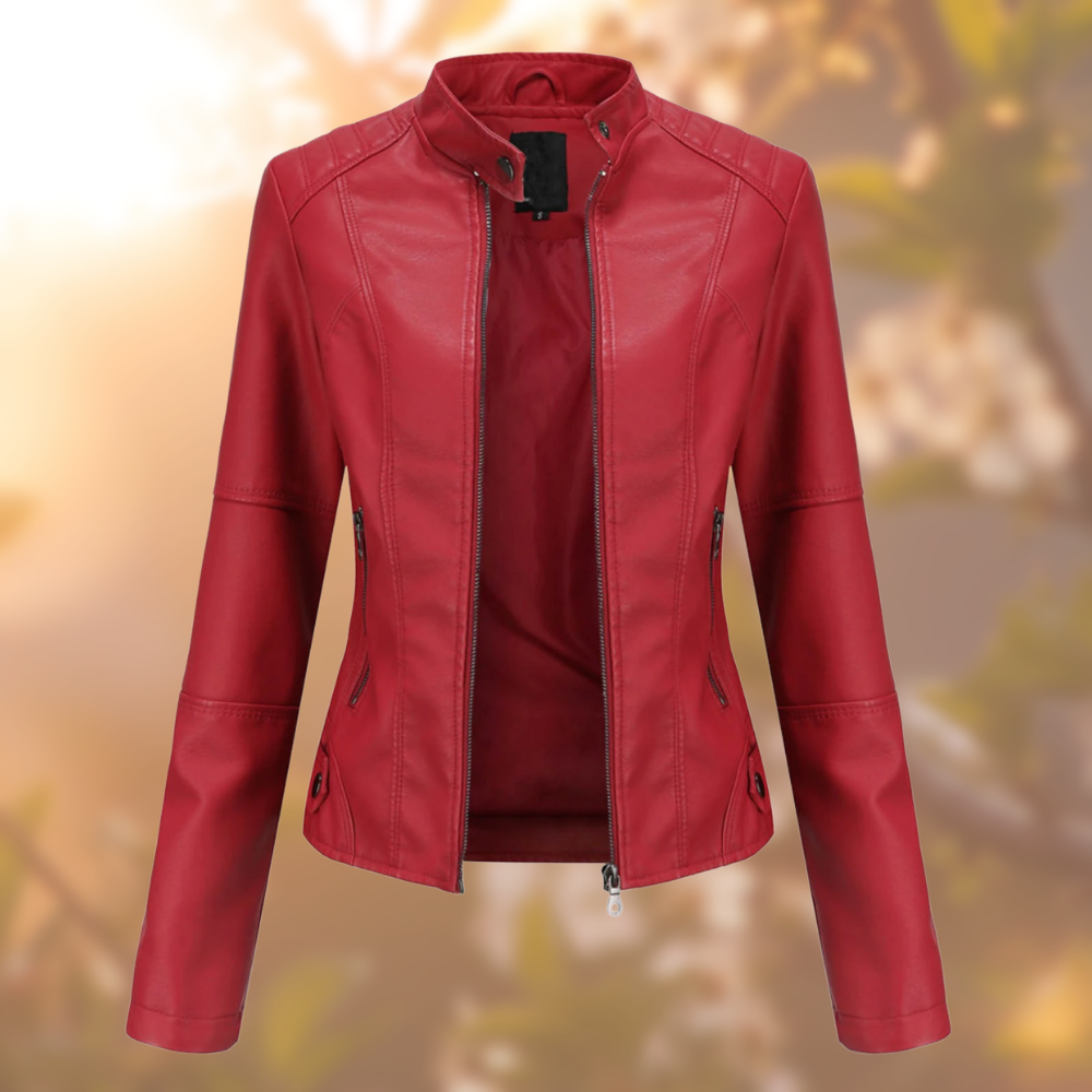 Gordana - Elegant Leather Jacket